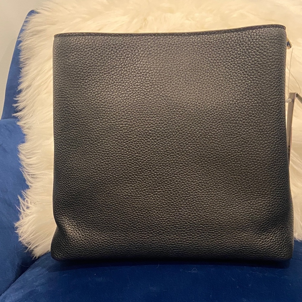 NWT Kate Spade Black Pebbled Leather Shoulder Bag with dust bag - Picture 9 of 16
